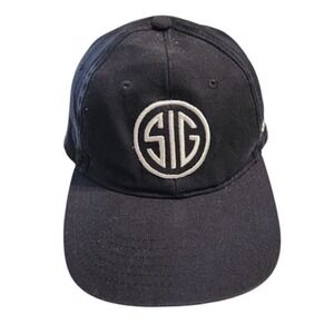 SIG Sauer Hat‎ Baseball Cap Men's One Size Black Adjustable Logo